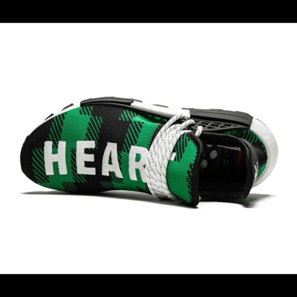 Adidas Pharrell Williams HU NMD BBC Green Plaid - Picture 4 of 7